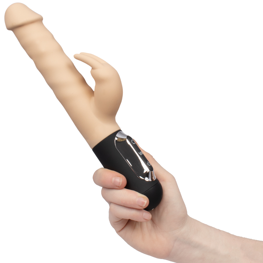 Nudist 10 Function Thrusting Rabbit Vibrator