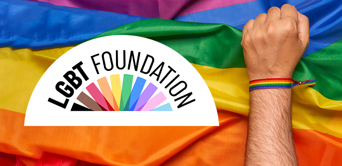 Supporting LGBT Foundation with Pride