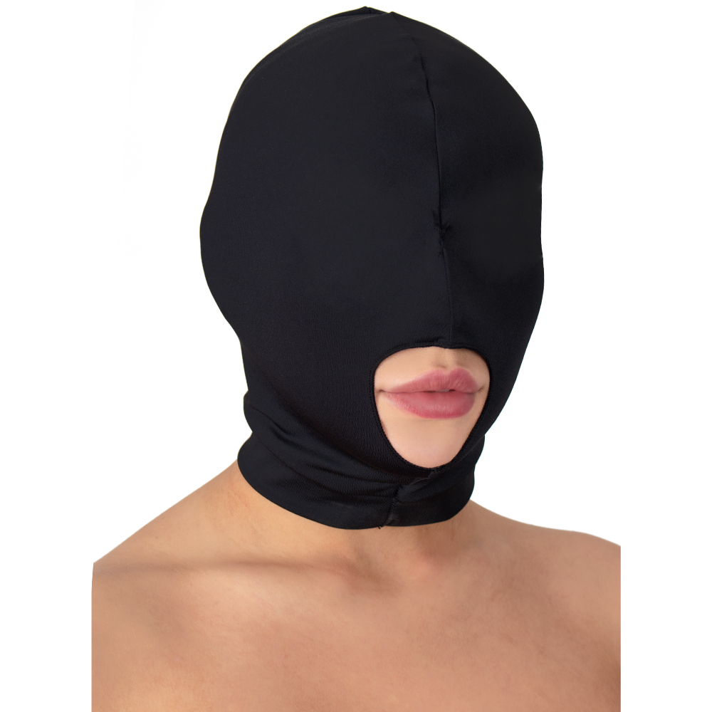 Spandex Open Mouth Deprivation Hood