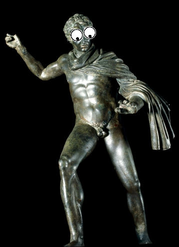 Bondara Sex Toys Blog - 8 Horribly Horny History Facts - Bronze statuette of a huntsman @ The British Museum