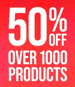 50% Off Over 1000 Products
