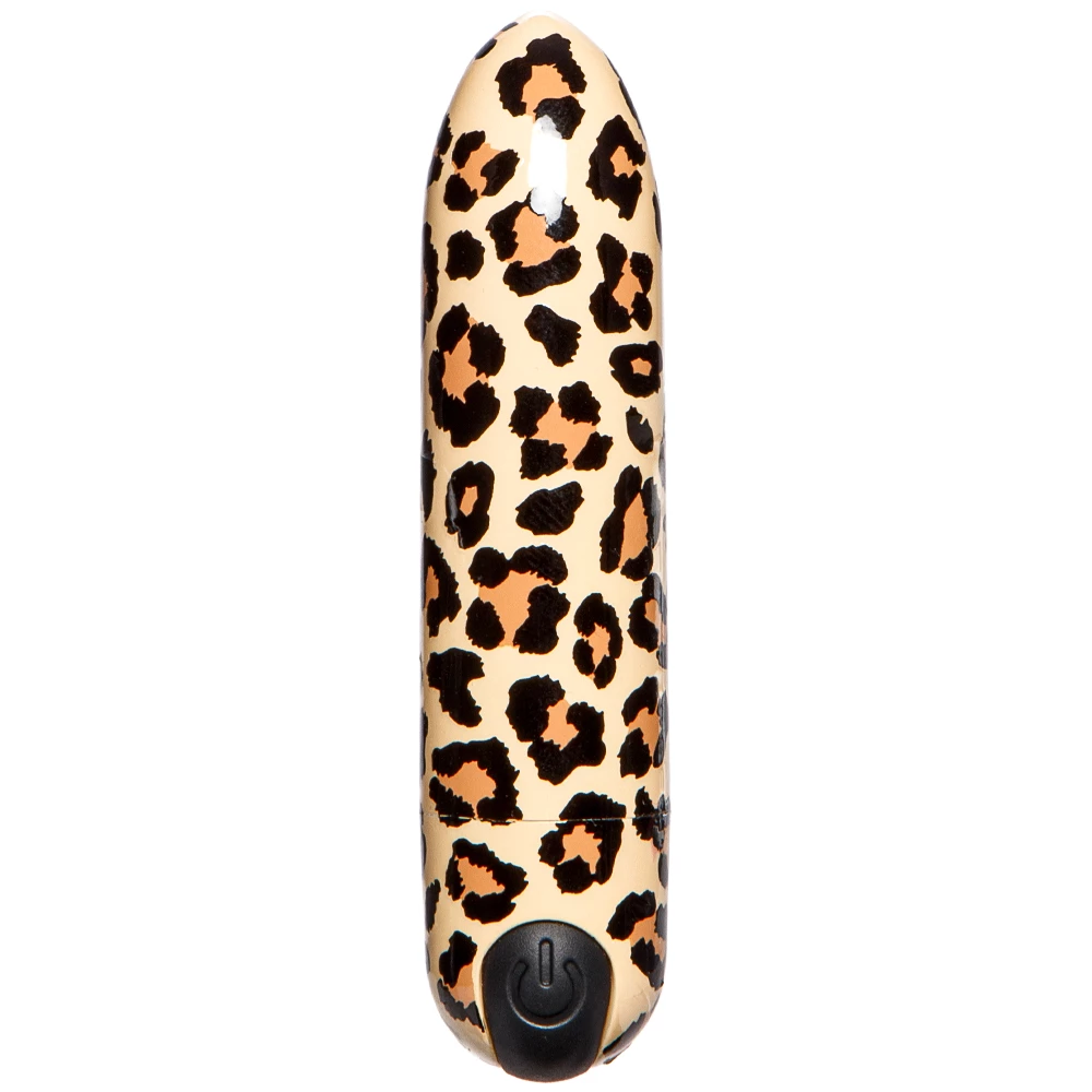 Purrfect Leopard Rechargeable & Powerful 10-Speed Bullet
