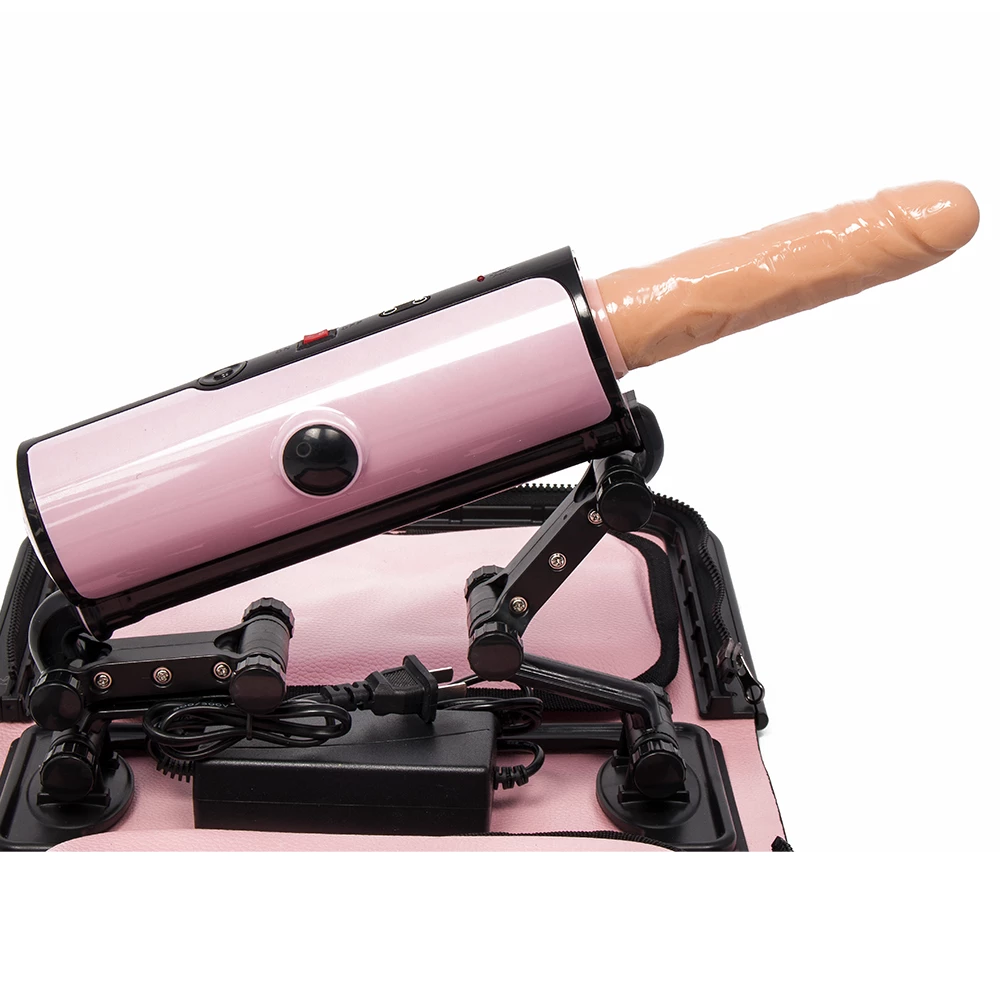 Full Throttle Pink Sex Machine With Dildo - 5.5 Inch