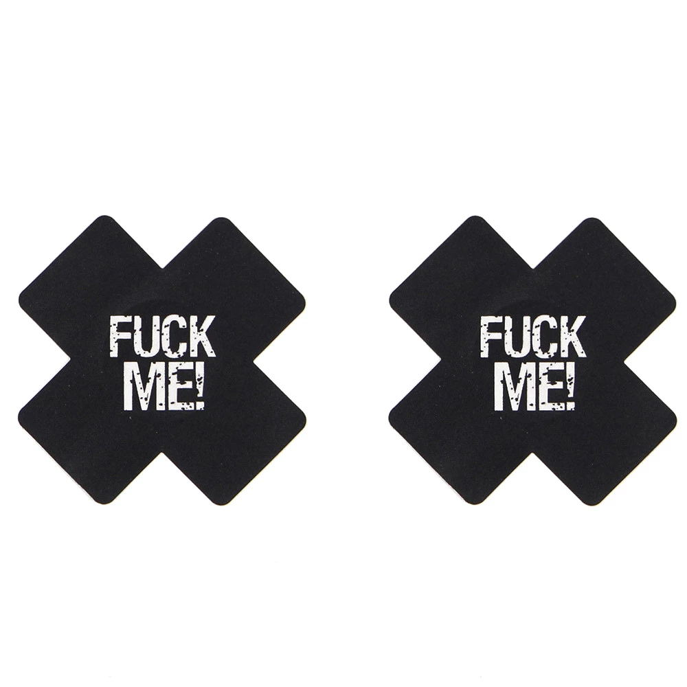 'Fuck Me!' Glow In The Dark Nipple Pasties