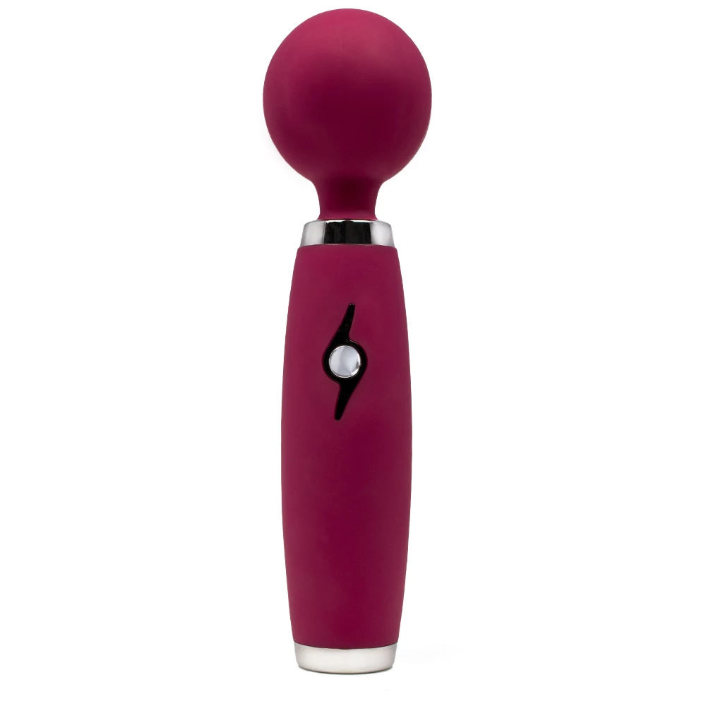 Power Play Burgundy Rechargeable Wand Vibrator