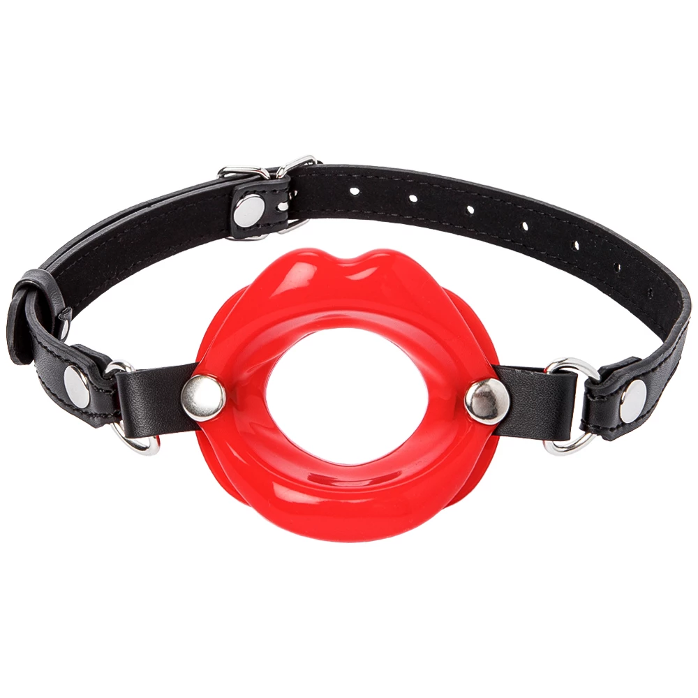 Oral Fixation Red Silicone Lips Gag