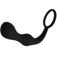 Bondara Two Places at Once Cock Ring and Butt Plug - 7.5 Inch