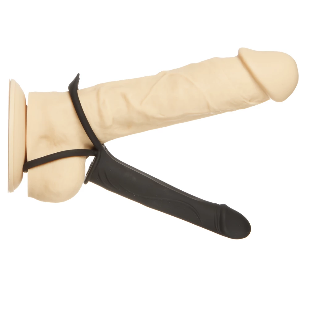 Double Dipper Anal Dildo Vibrating Cock Ring