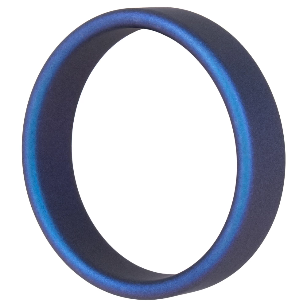 Supernova Metallic Blue Silicone Cock Ring