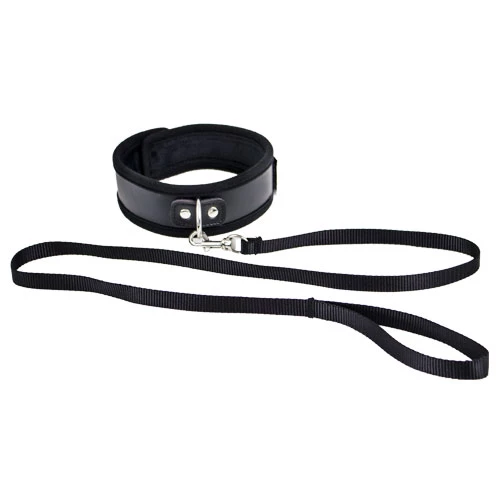 Onyx Embrace Black Collar & Leash