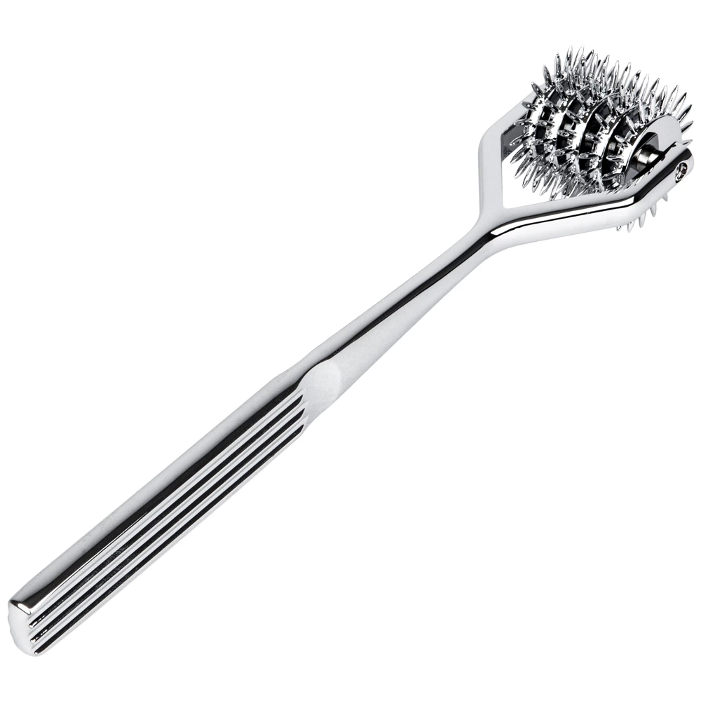 Barbed Bliss Stainless Steel 5-Row Wartenberg Pinwheel