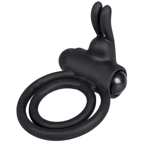 Double Trouble Silicone Vibrating Rabbit Cock Ring