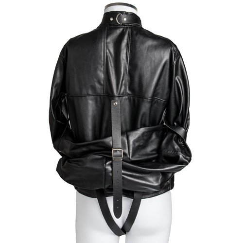 Bondara Constricted Faux Leather Straitjacket