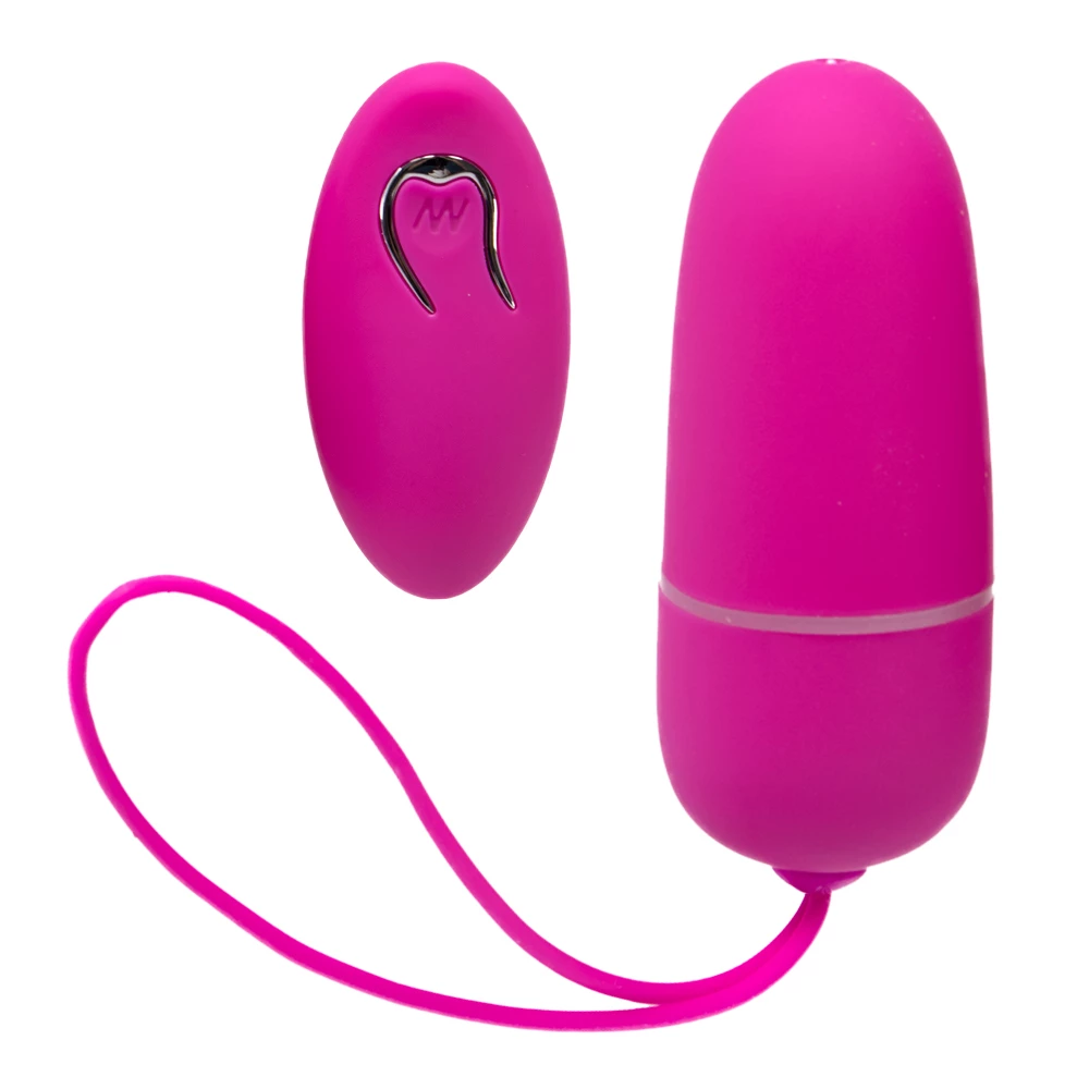 Pleasure Hunt Pink Remote 12-Speed Vibrating Love Egg