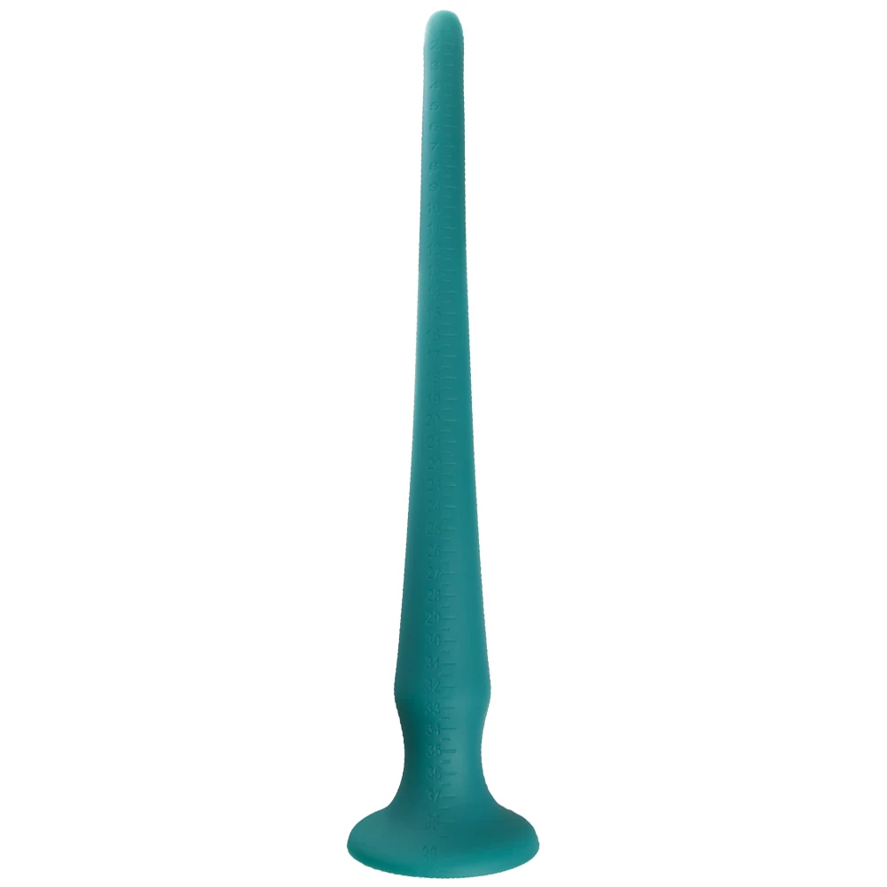Bottom Line Silicone Suction Cup Anal Depth Trainer – 16 Inch