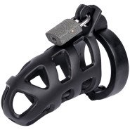 Torment Centurion Black Matte Stainless Steel Chastity Cage