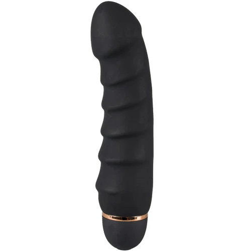 Ridge Runner Black Silicone 20-Speed Dildo Vibrator