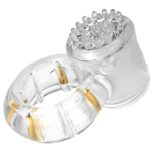 Magnetic Mojo Vibrating Cock Ring With Clit Stim