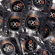 EXS Black Latex Condoms - 25 Pack