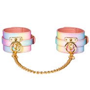 Bondara Luxe Sugar Rush Rainbow Glitter Handcuffs