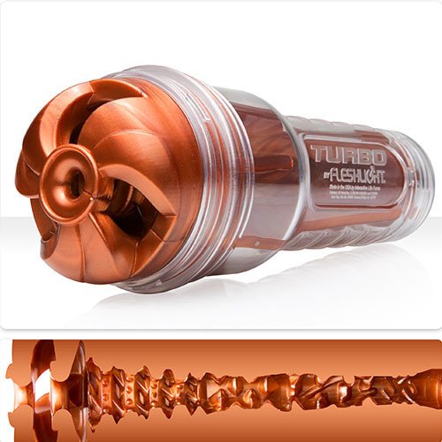 Fleshlight Turbo Thrust Copper Masturbator - 10 Inch