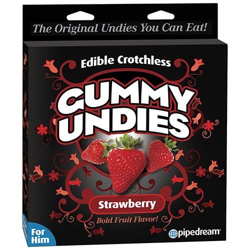 Edible Strawberry Gummy Men's Undies