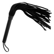 Bondara Black Suede Fantasy Flogger Whip - 12 Inch