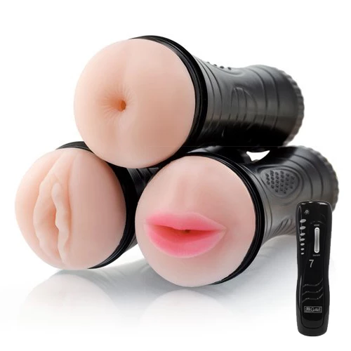 Master B Vibrating Masturbator - 9.5 Inch