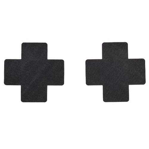Black Cross Nipple Pasties