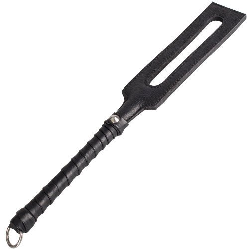 Bondara Luxe Real Leather Keyhole Spanking Paddle - 21 Inch