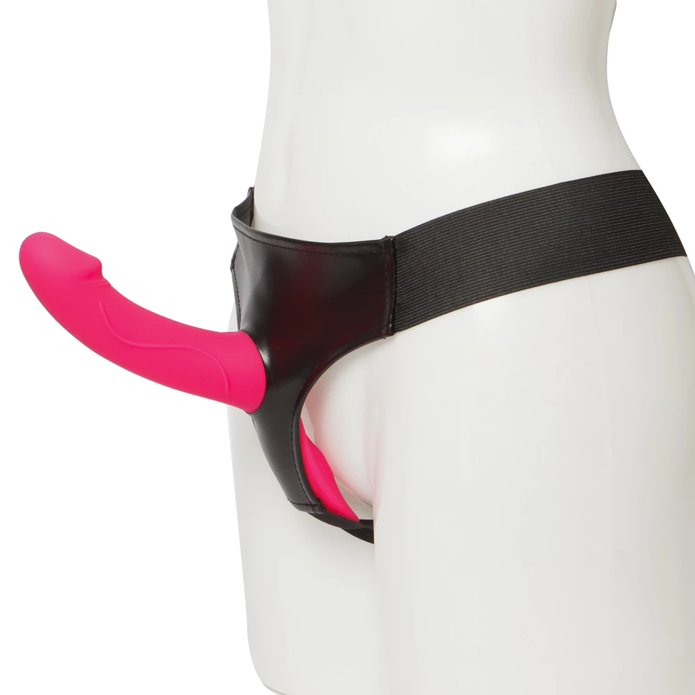 Pleasure Together Vibrating Double Sided Strap-On Harness – 6 Inch