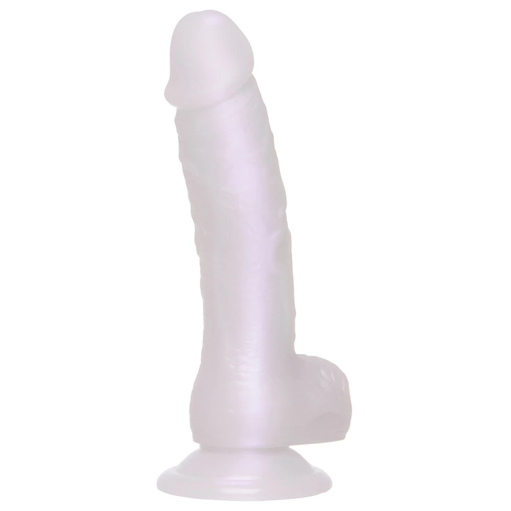 Stardust Purple Shimmer Suction Cup Dildo – 7 Inch
