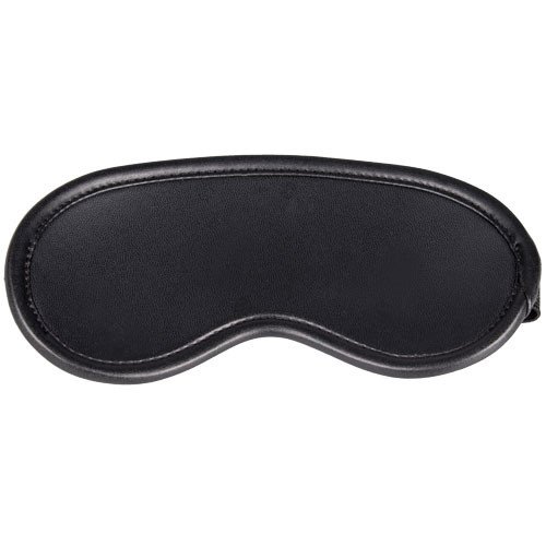 Bondara Black Faux Leather Blindfold