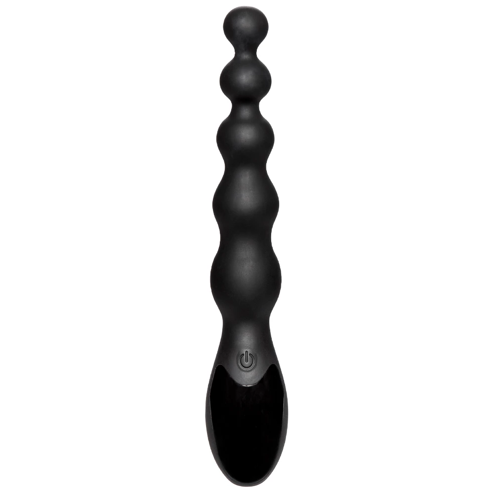 Buzzed Silicone 9-Speed Vibrating Anal Beads