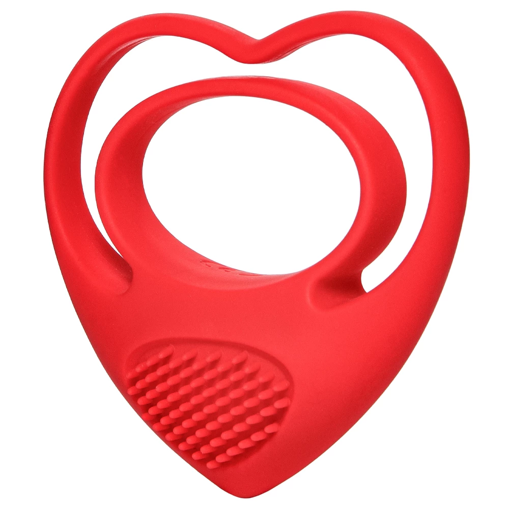 Hot Lover Rechargeable 10-Speed Vibrating Couples Cock Ring