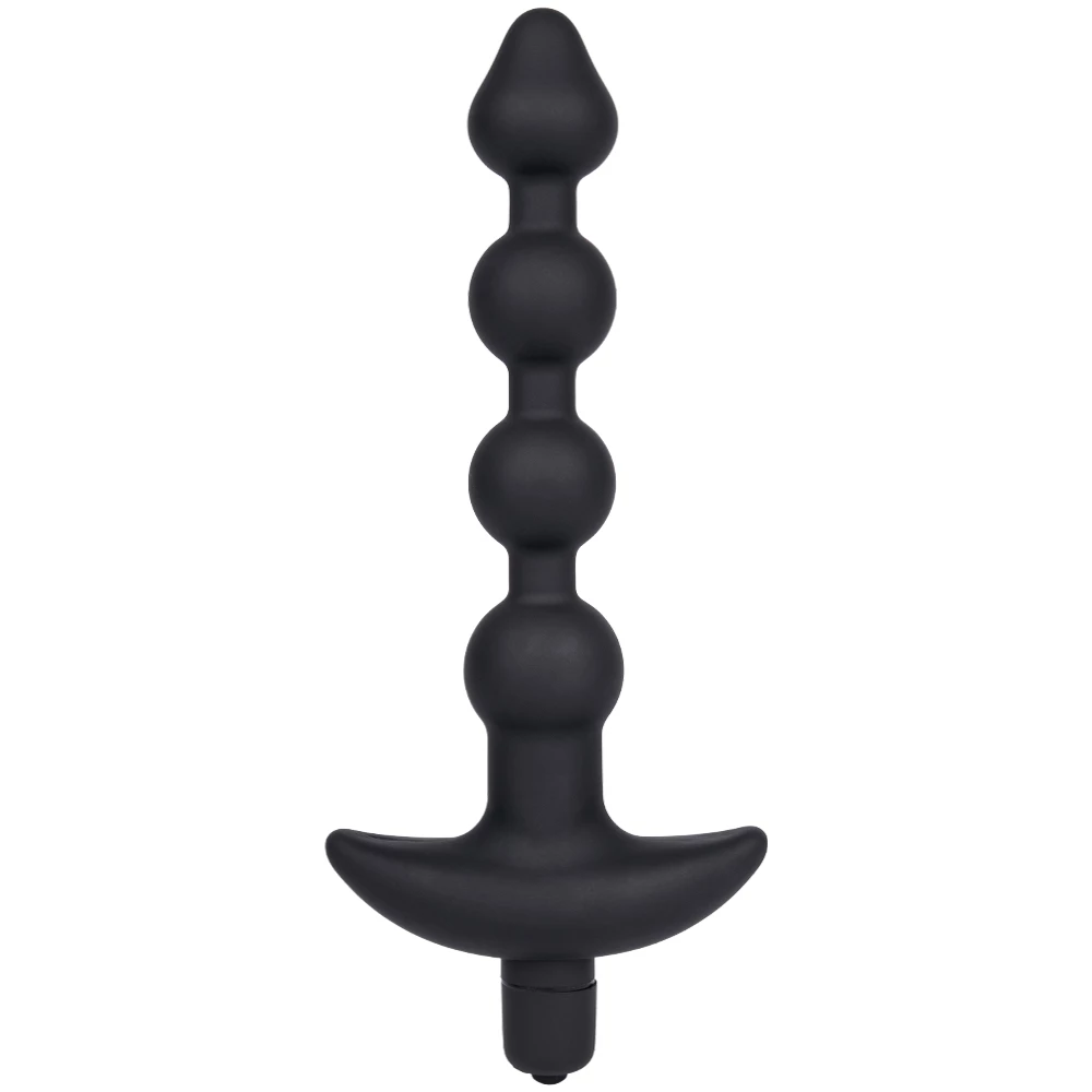 Ass-assin Vibrating Anal Beads - 8 Inch
