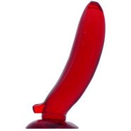 Bondara O-Gasmic Red Jelly Banana Dildo - 6 Inch