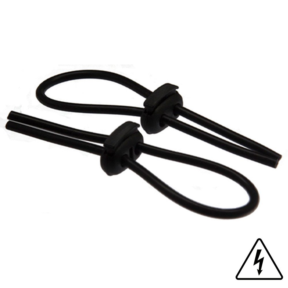 E-Stim Systems Conductive Rubber Cock Loops - 12mm to 65mm