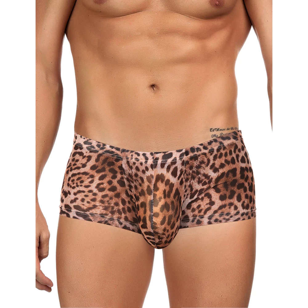 King Of The Jungle Leopard Print Boxer Briefs