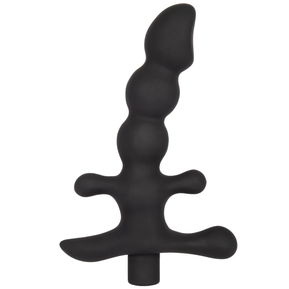 The Intruder Silicone Rechargeable 10-Speed Anal Vibe - 6 Inch