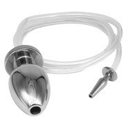 Torment Watersports Stainless Steel Penis Plug to Butt Plug