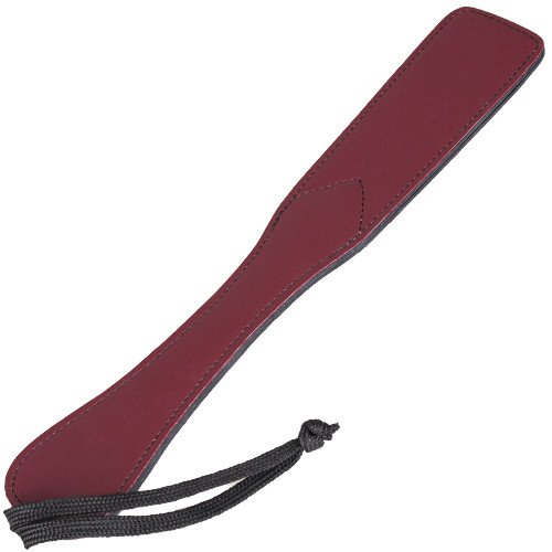 Bondara Red Faux Leather Slapper Paddle - 12.5 Inch