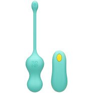 ROMP Cello Teal 6 Function Remote Control Vibrating Love Egg