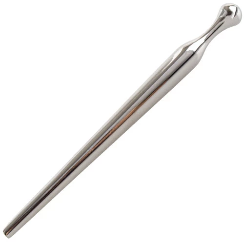Torment Stainless Steel Tapered Penis Plug - 10.5cm