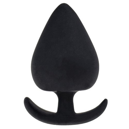 Bondara Black Silicone Anchor Butt Plug - 3, 3.5 or 4 Inch