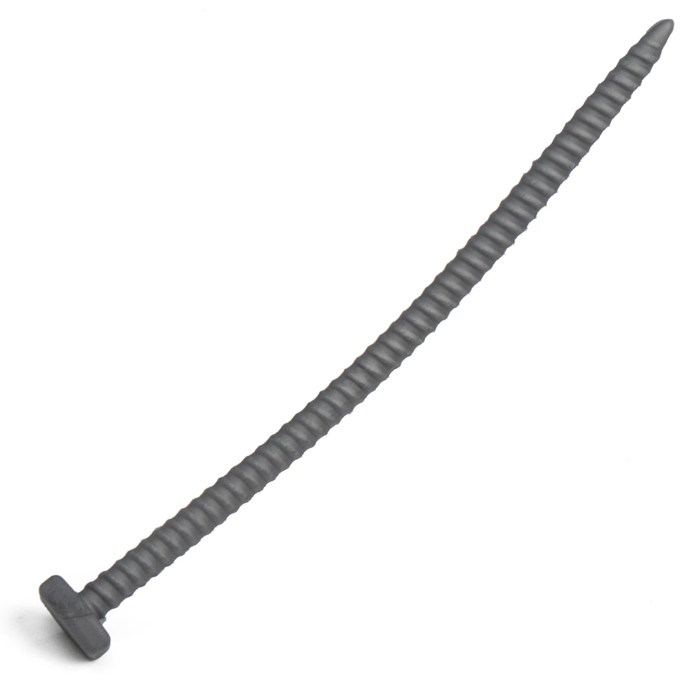 Screw Me Silver Silicone Urethral Plug - 15cm
