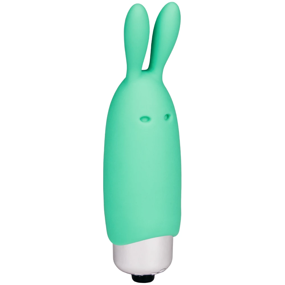 Hop To It Silicone 10-Speed Vibrating Bullet & Stimulator