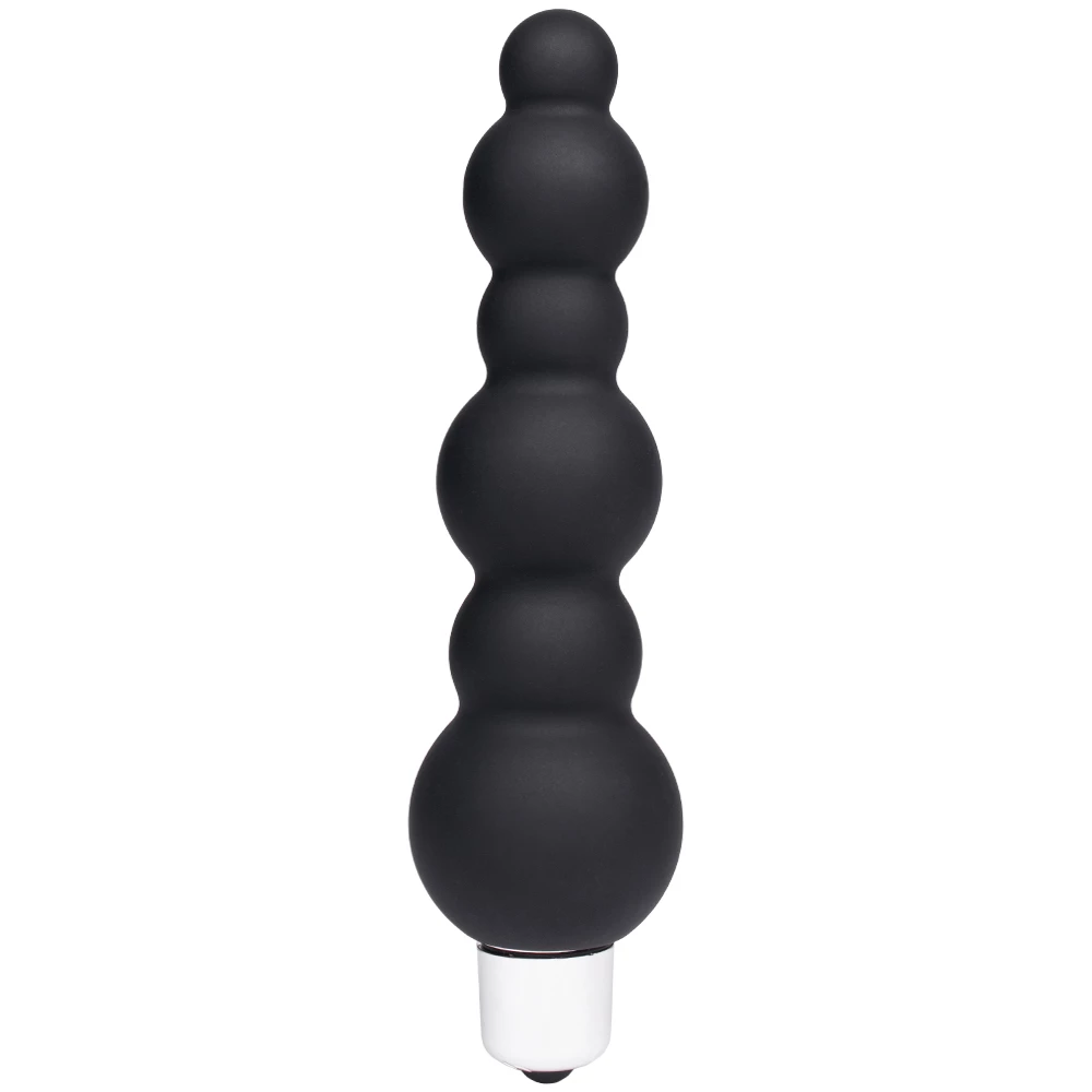 Bubble-P Beaded Anal Vibrator - 5.5 Inch