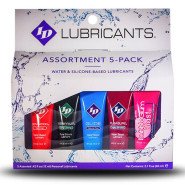ID Lubricants Water-Based And Silicone Assorted Pack - 5 x 12ml