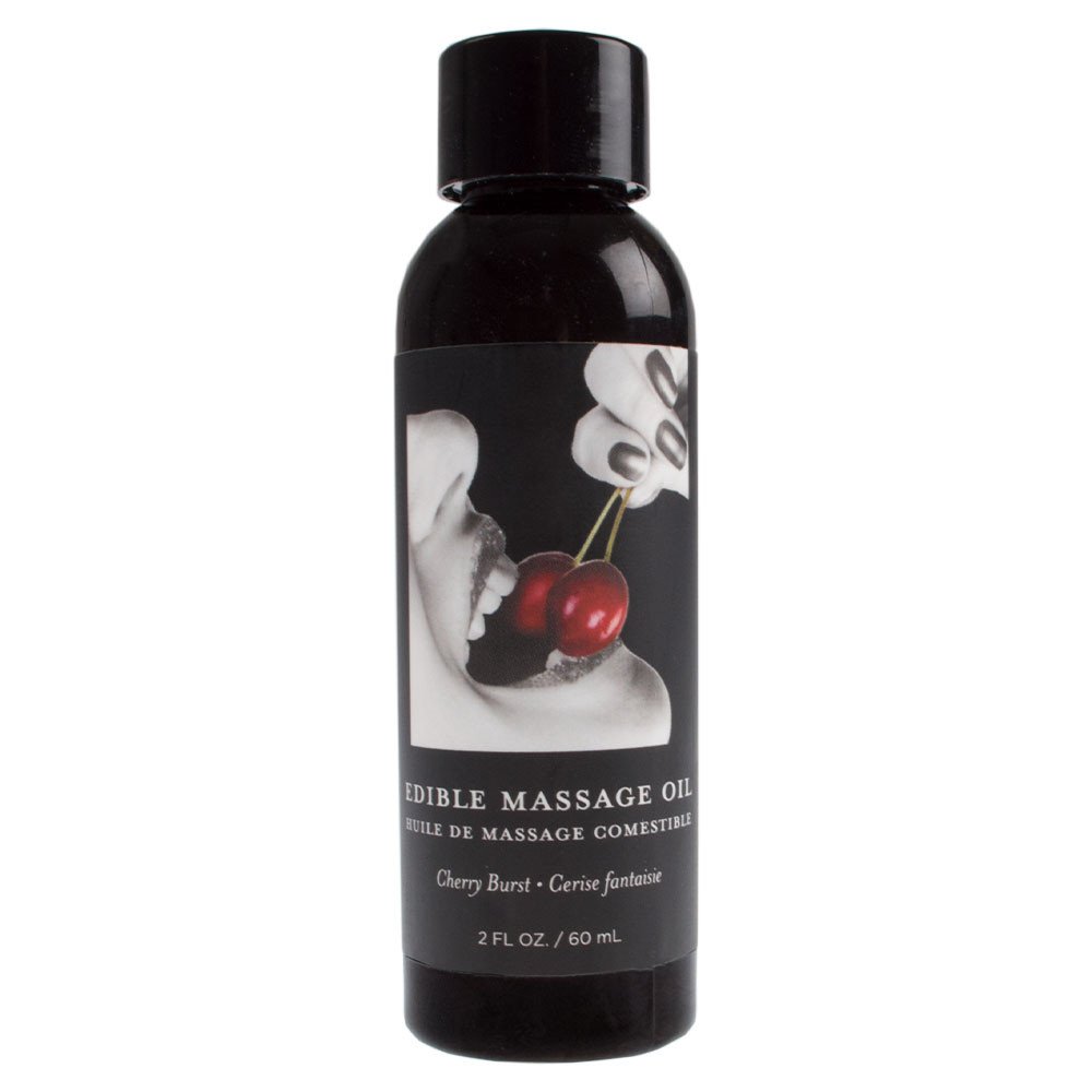 Earthly Body Cherry Edible Massage Oil - 60ml